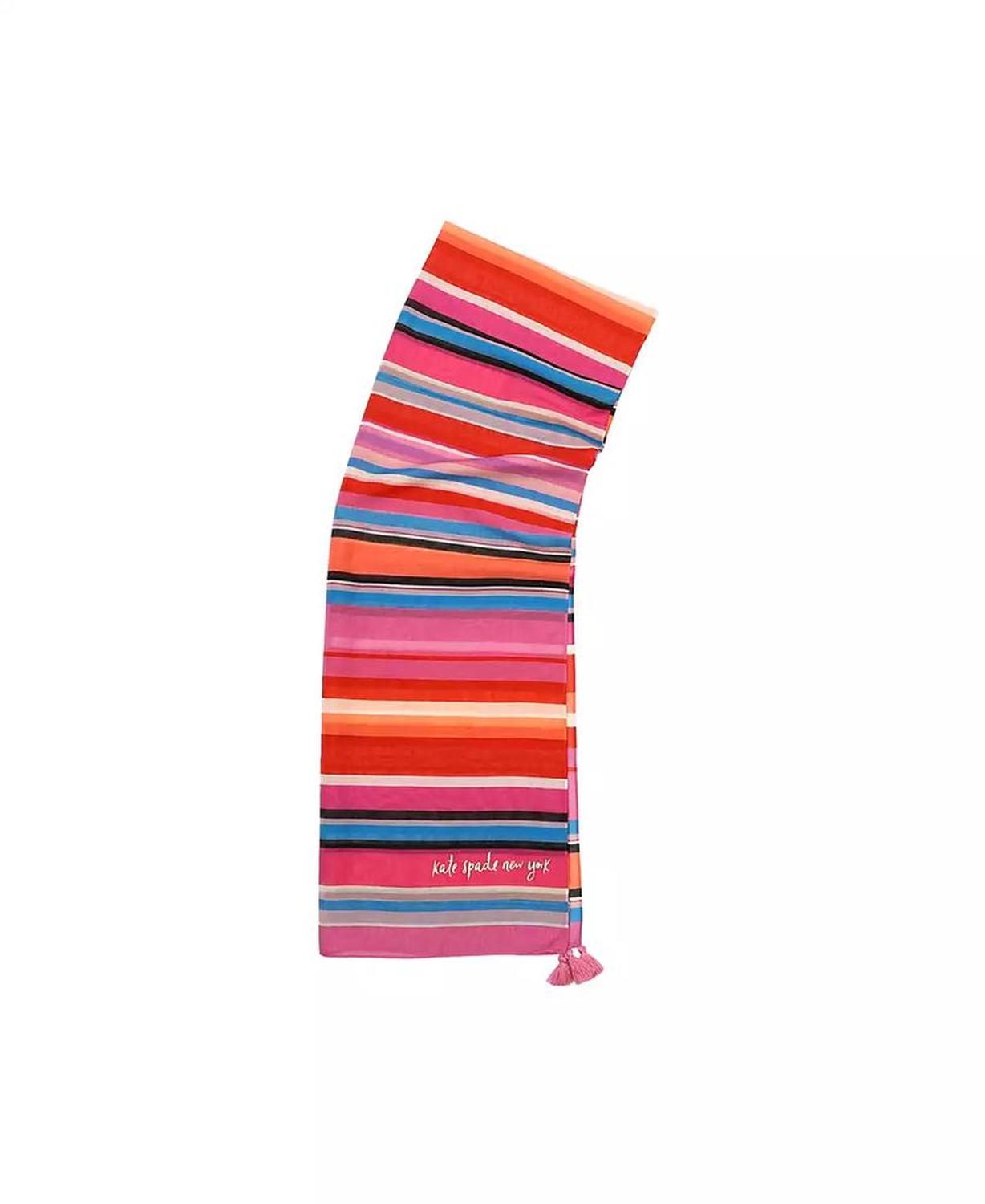 Women's Sunny Stripe Oblong Scarf