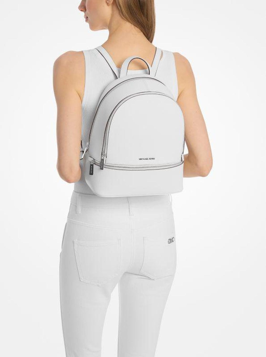 Rhea Medium Pebbled Leather Backpack