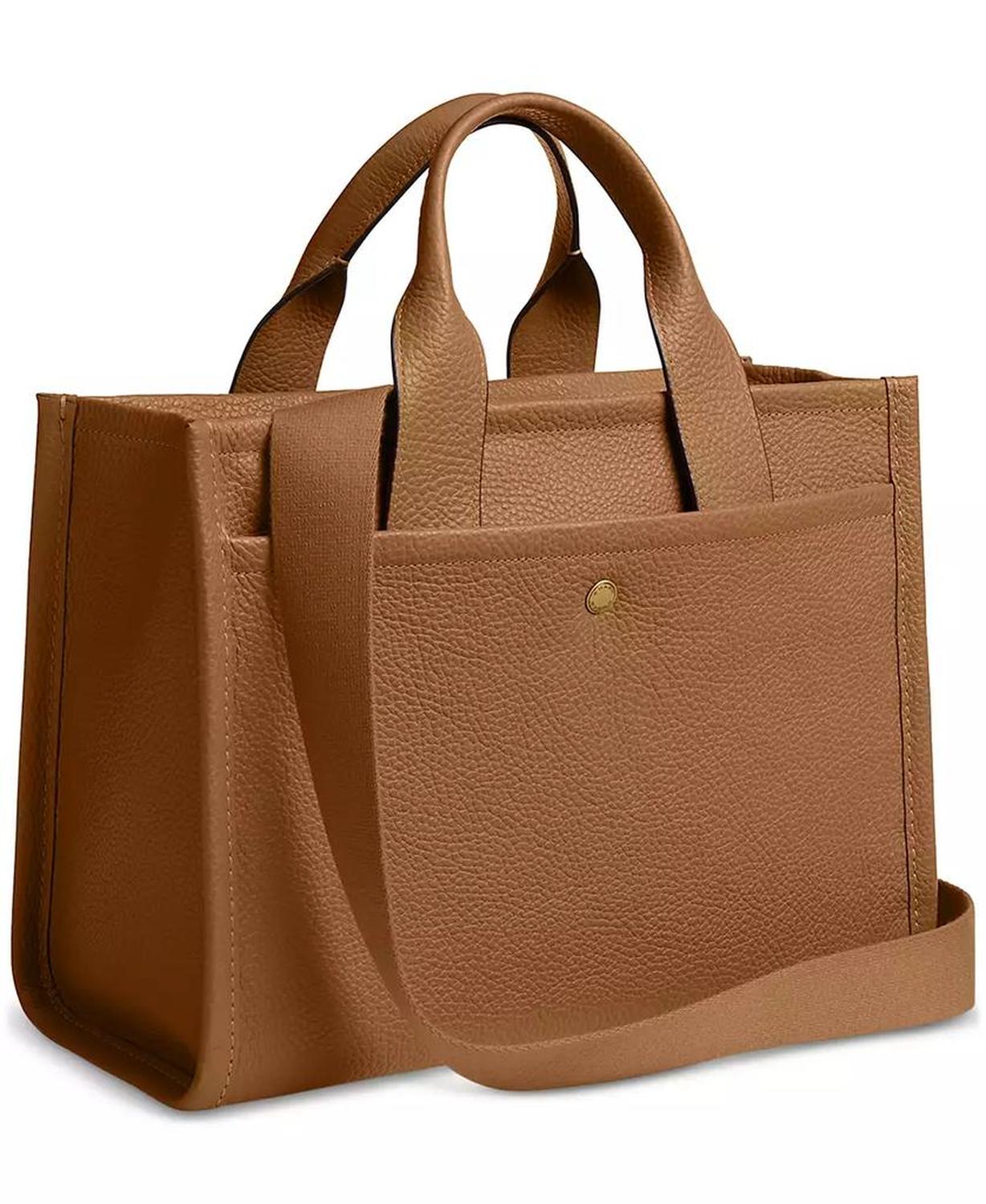 Medium Bubble Leather Cargo Tote Bag