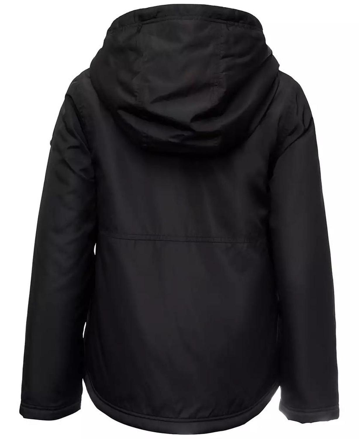 Michael Kors Big Girls Fleece-Lined Full-Zip Hooded Rain Jacket