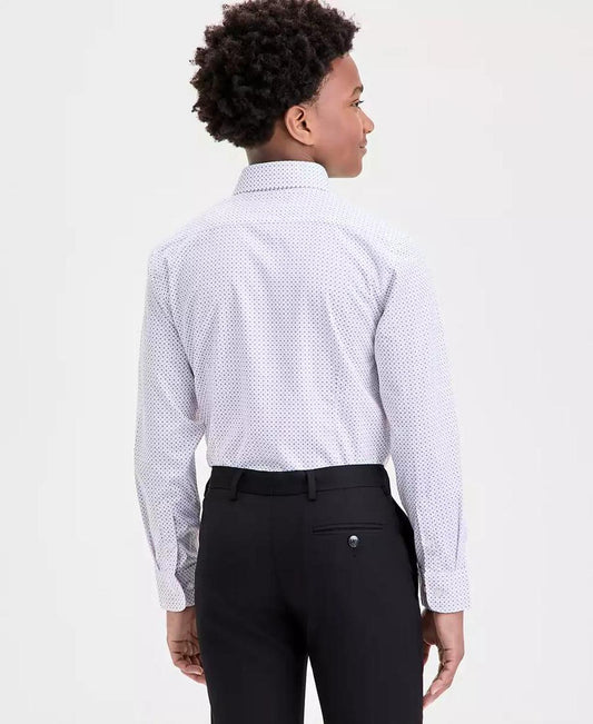 Big Boys Geometric Print Shirt