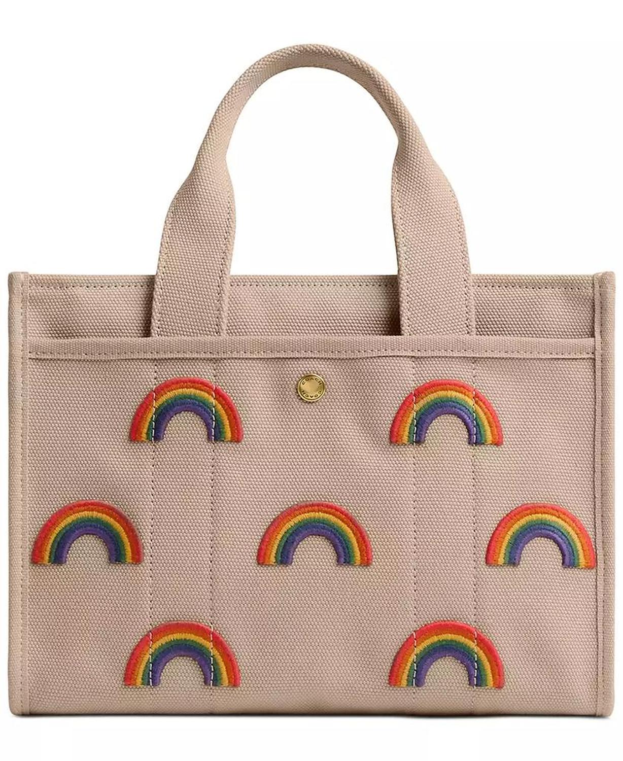Cargo Tote Bag 26 With Rainbow
