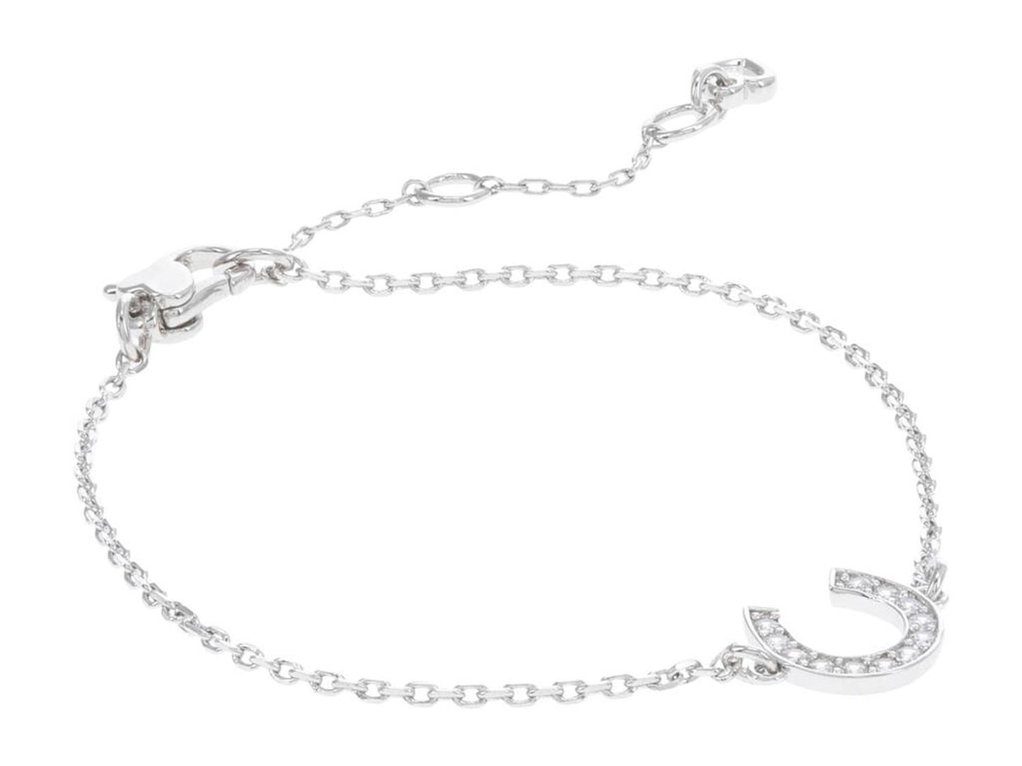 Pave Horseshoe Bracelet