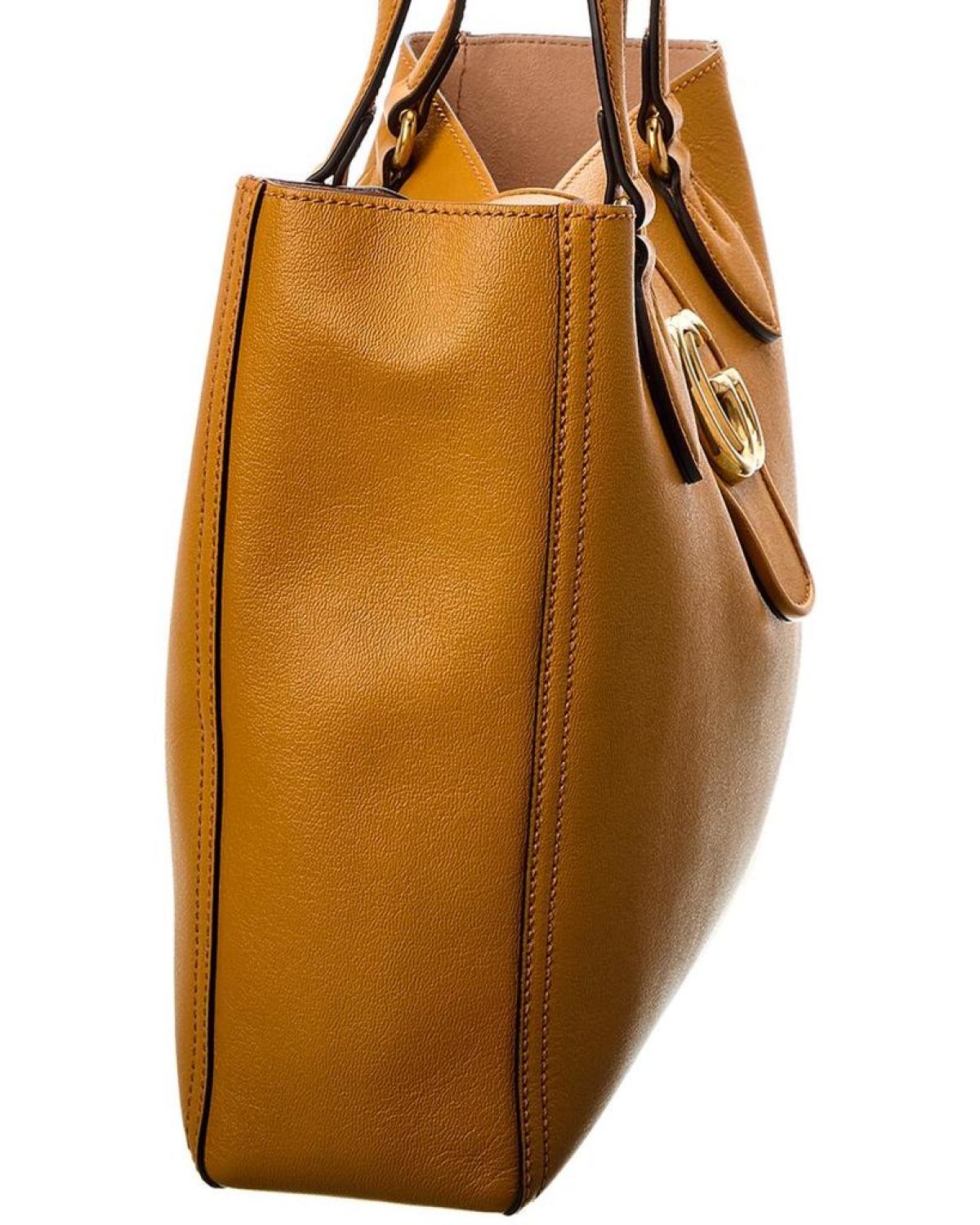 Gucci Double G Small Leather Tote