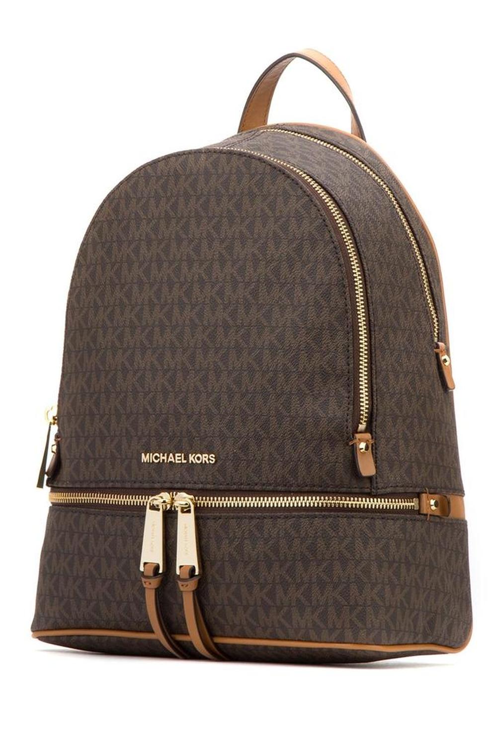 Michael Michael Kors Rhea Monogrammed Medium Logo Backpack