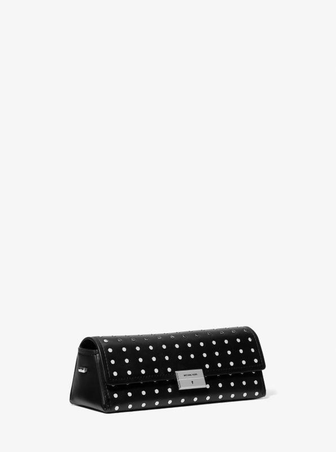 Ludlow Small Studded Leather Convertible Pochette