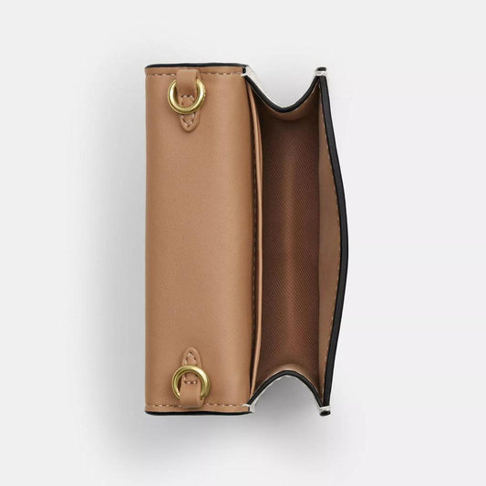 Coach Outlet Boxed Mini Wallet On A Chain With Star Print