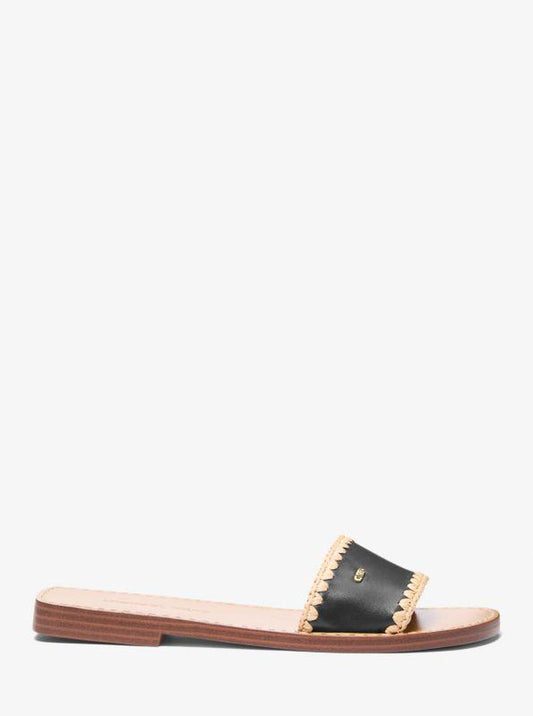 Drea Leather Slide Sandal