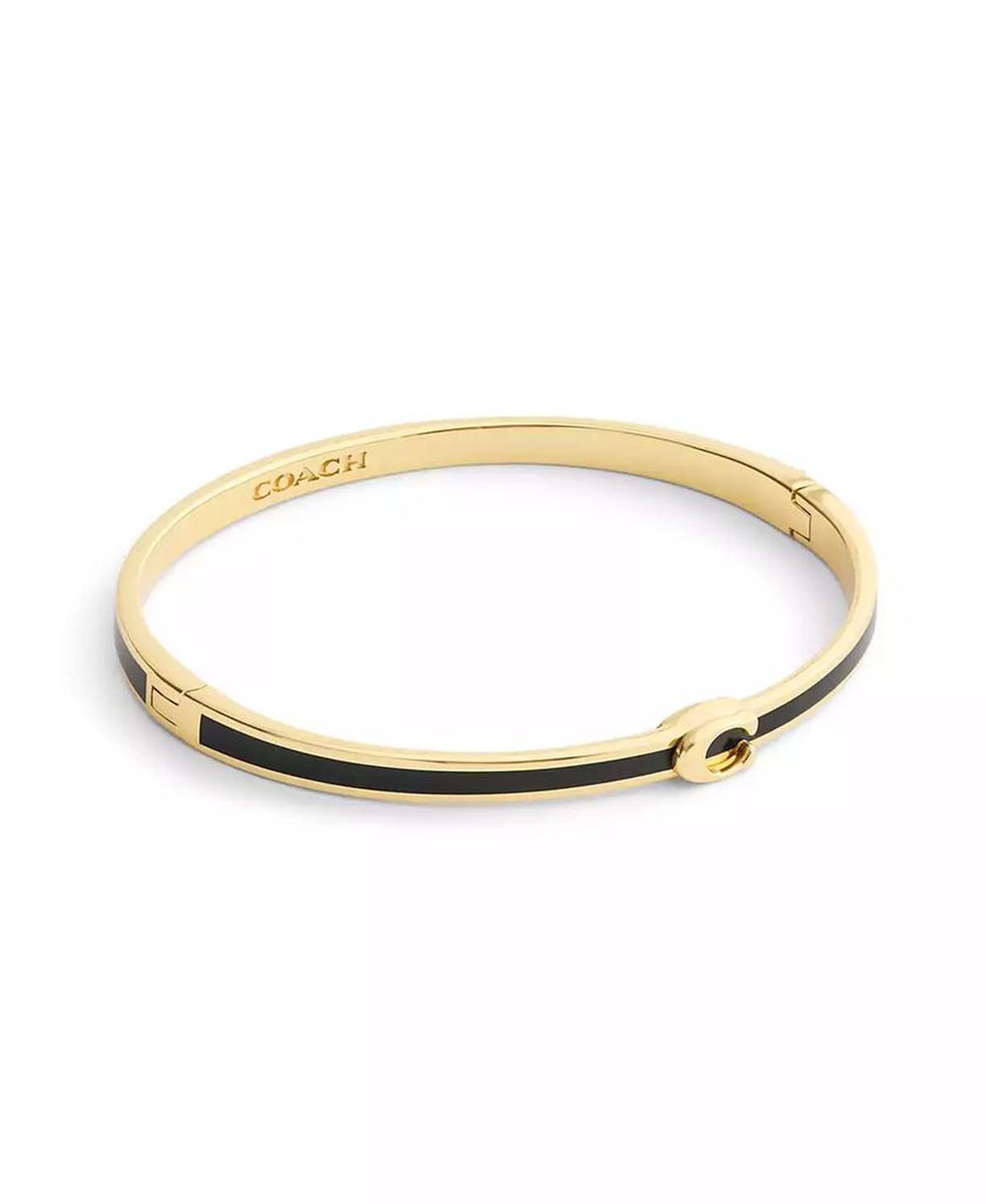 Gold Plated Hinged Bangle Bracelets