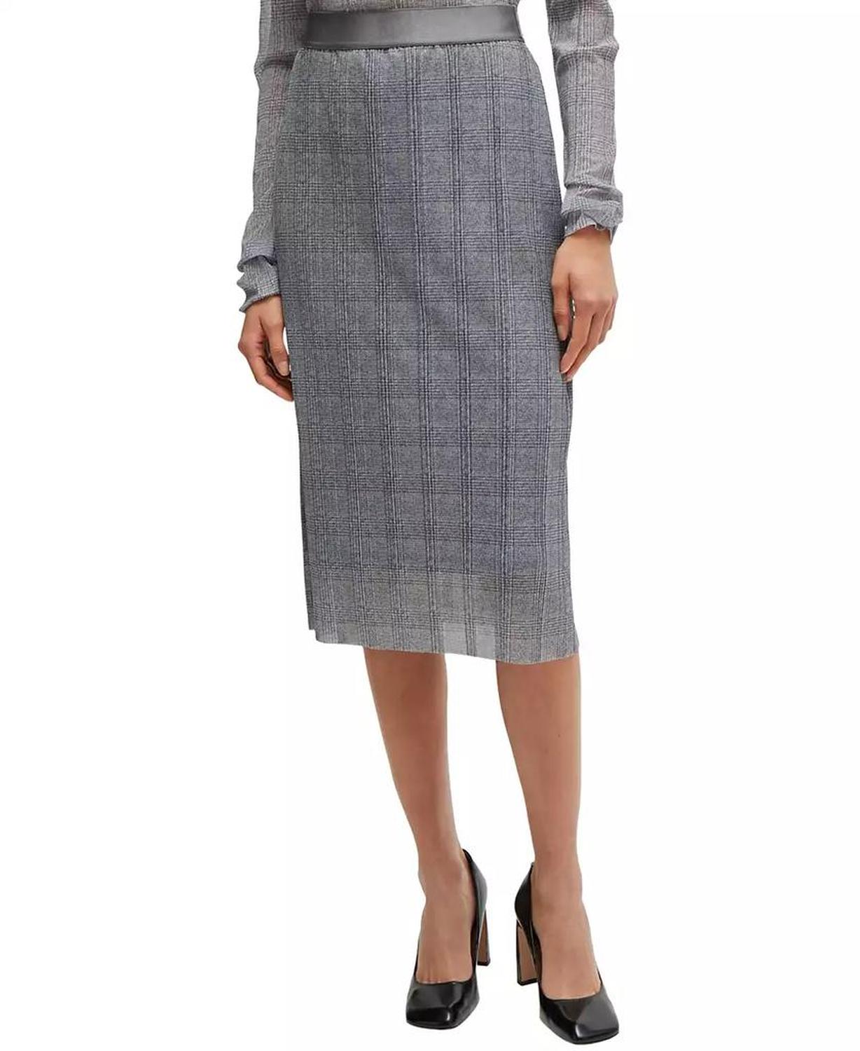 Women's Print Slim-Fit Skirt