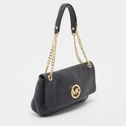Michael Michael Kors Leather Flap Shoulder Bag