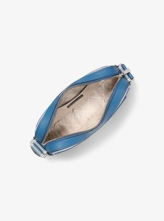 Maeve Large Two-Tone Denim Crossbody Bag