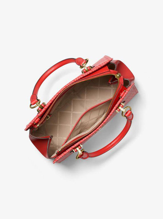 Marilyn Medium Signature Logo Satchel