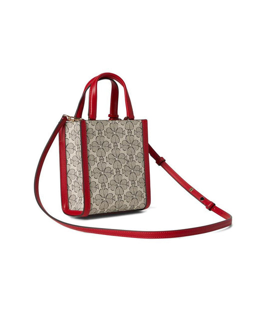 Spade Flower Coated Canvas Vday Spade Flower Coated Canvas Manhattan Mini Tote