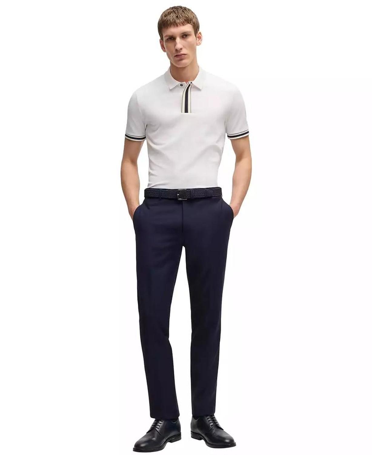 Men's Contrast Tipping Polo Shirt
