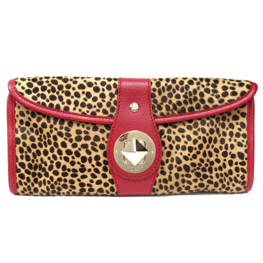 Color Leather Clutch Bag (Pre-Owned)