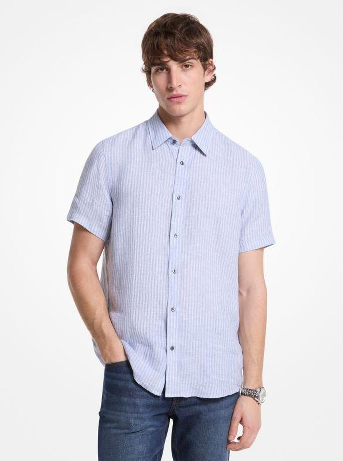 Halo Striped Linen Shirt