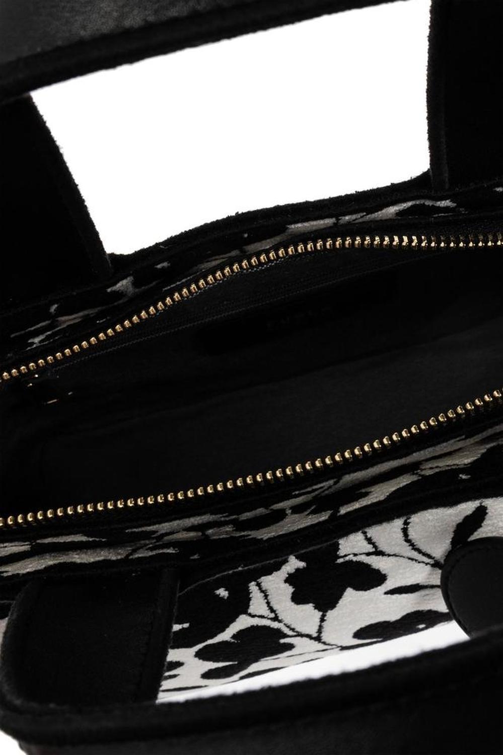 Furla Floral Embroidered Tote Bag