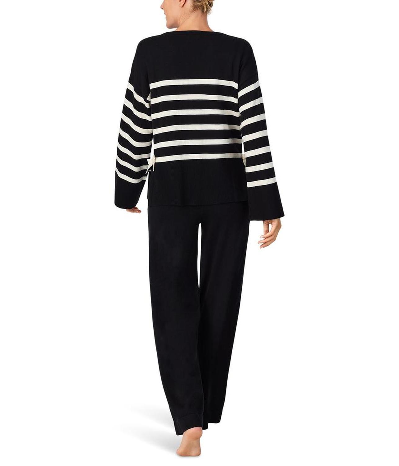 Long Sleeve Fashioned Sweater Set