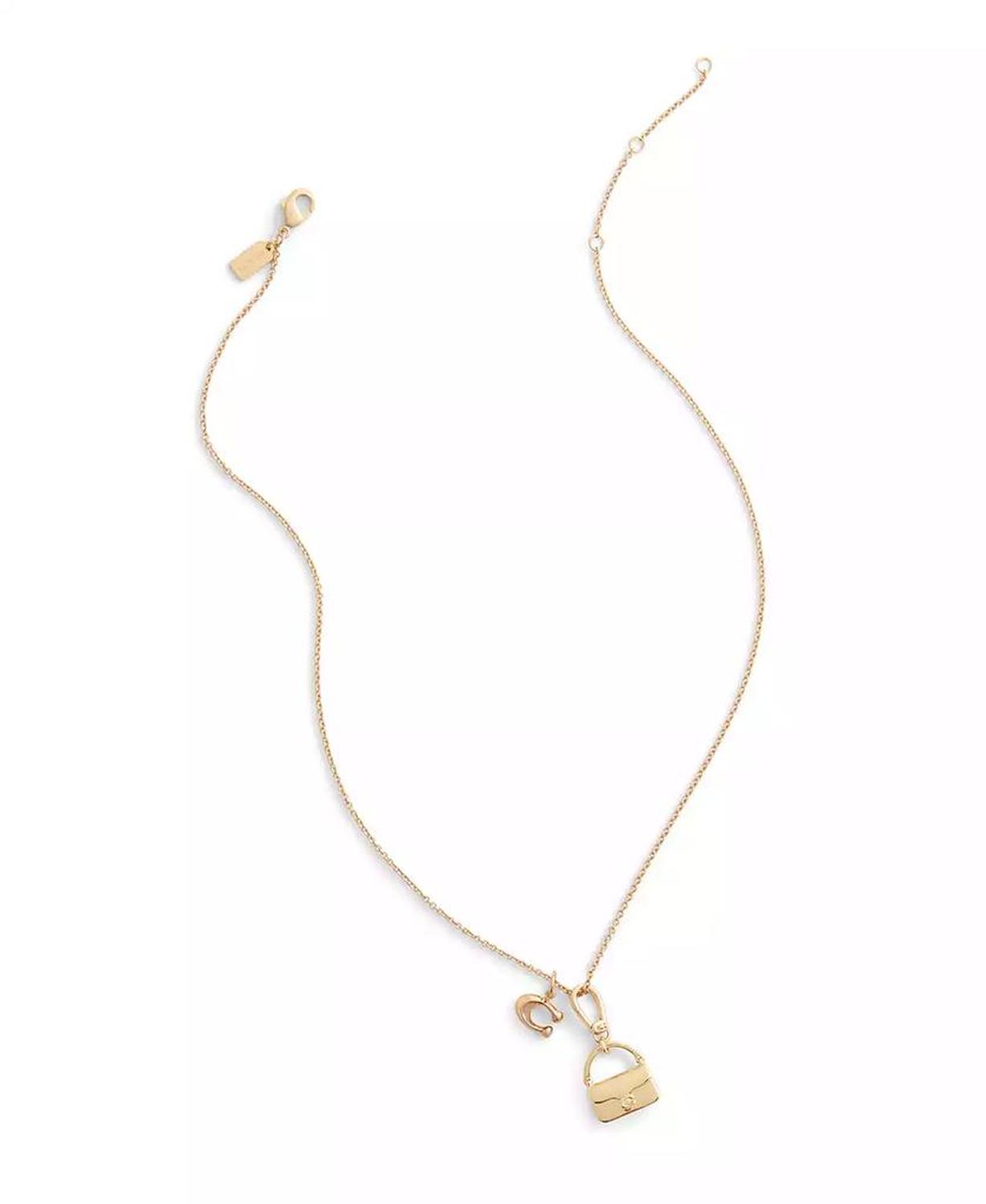 Gold Collectible Signature Sculpted C Handbag Charms