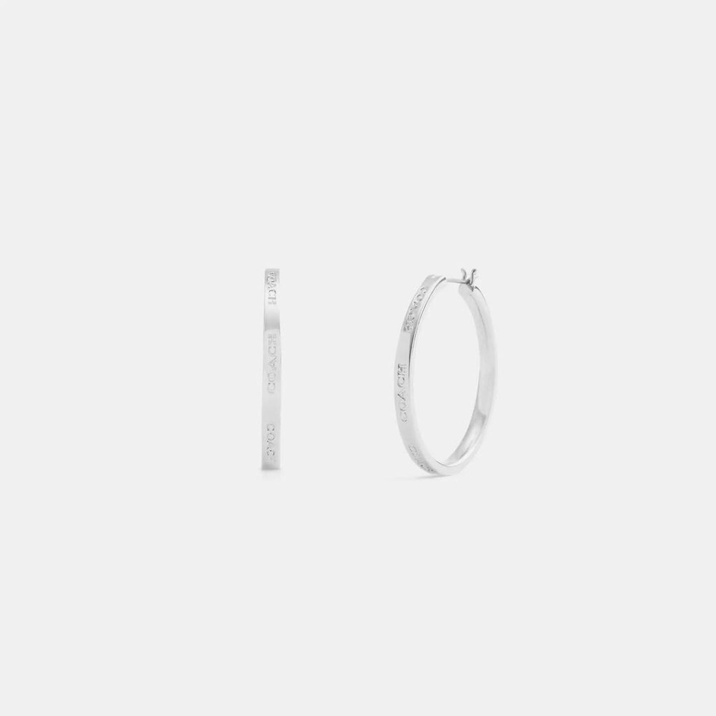 Coach Medium Hoop Earrings