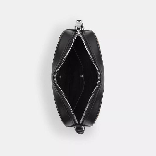 Mini Jamie Camera Bag In Signature Canvas With Bow Print