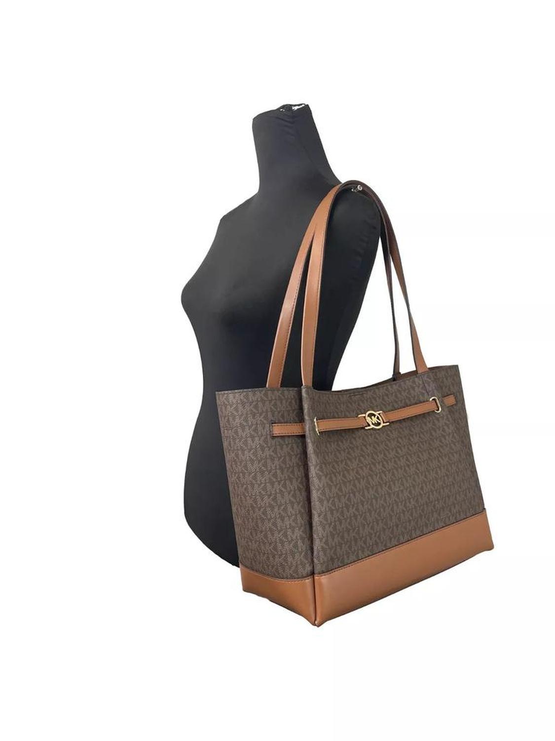 Reed Large Belted Tote Shoulder Bag Purse Women's