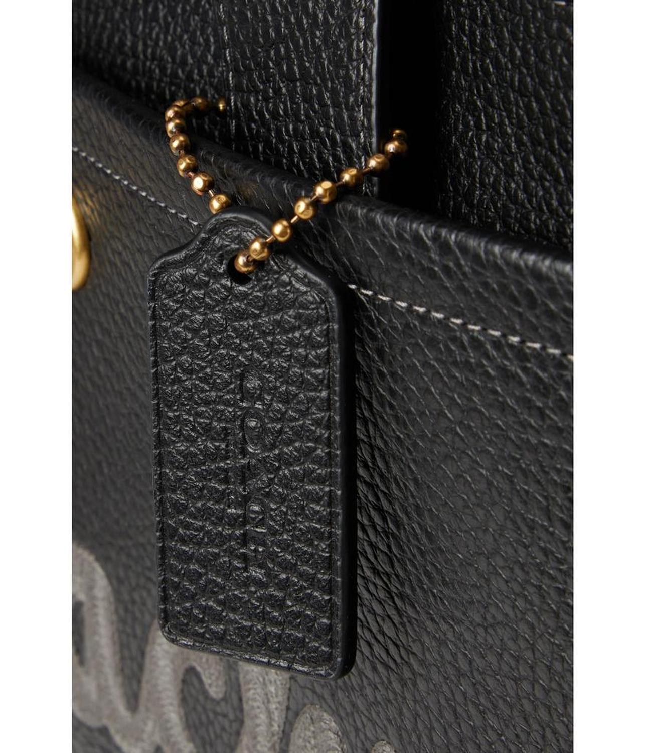 Bubble Leather Cargo Tote