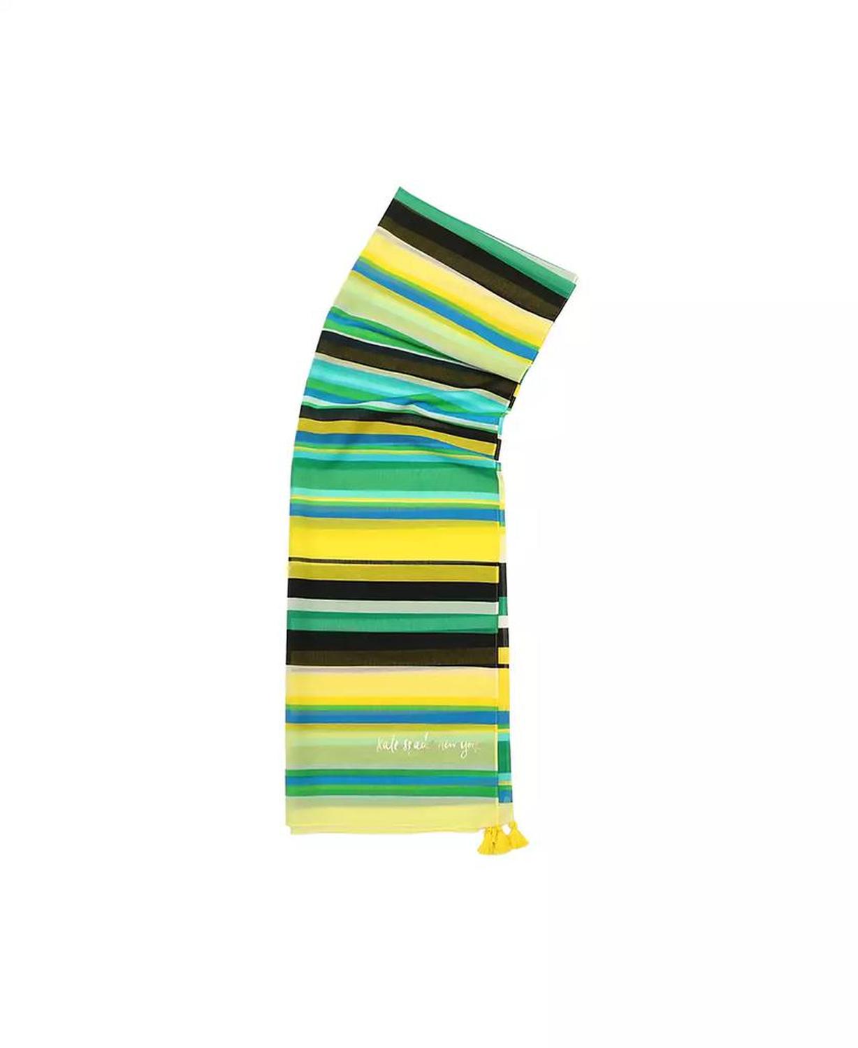 Women's Sunny Stripe Oblong Scarf