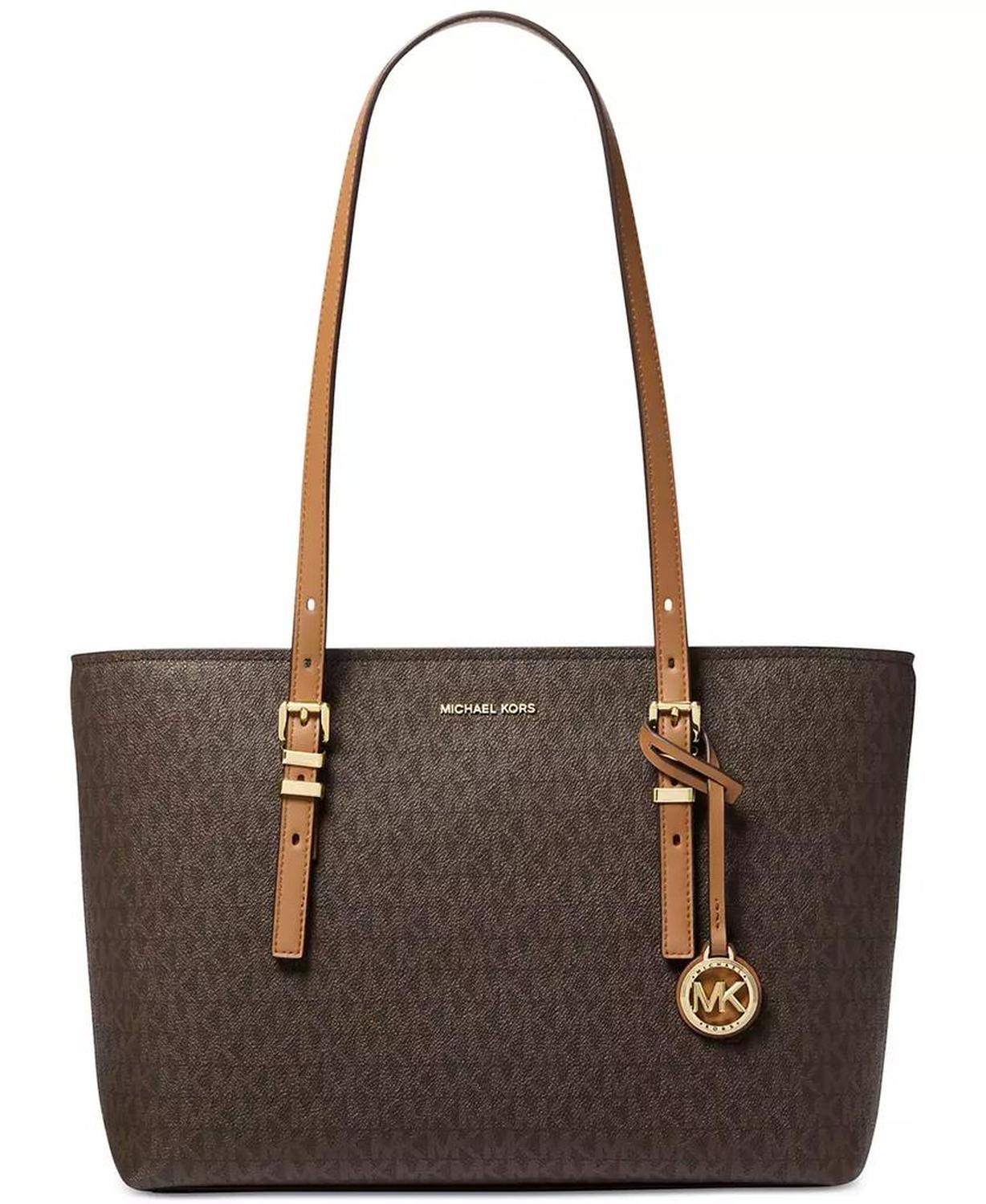 Quinn Medium East West Top Zip Tote