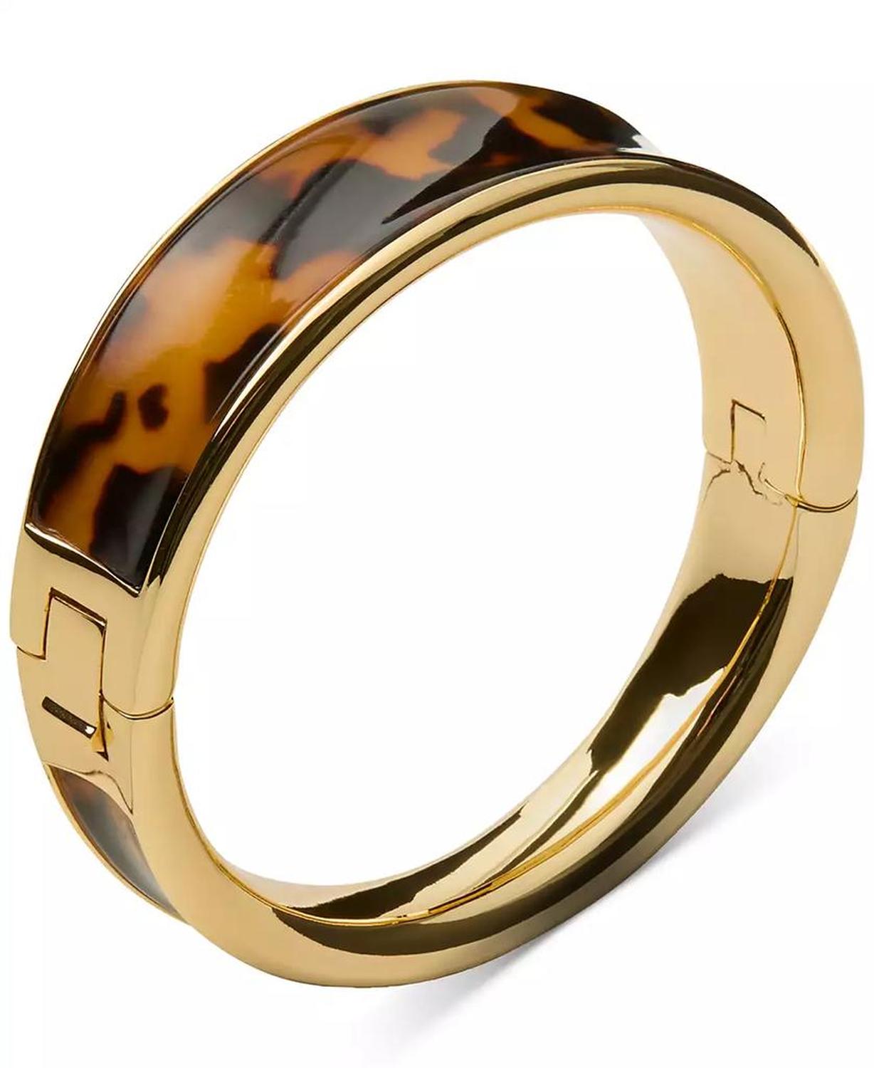 Gold-Tone Bold Bangle Bracelet