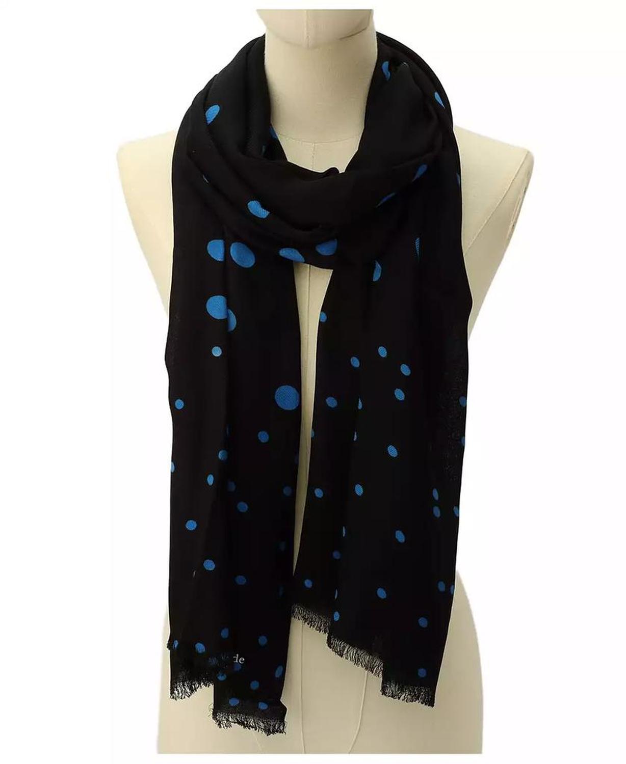 Scatter Dot Wool Oblong Scarf
