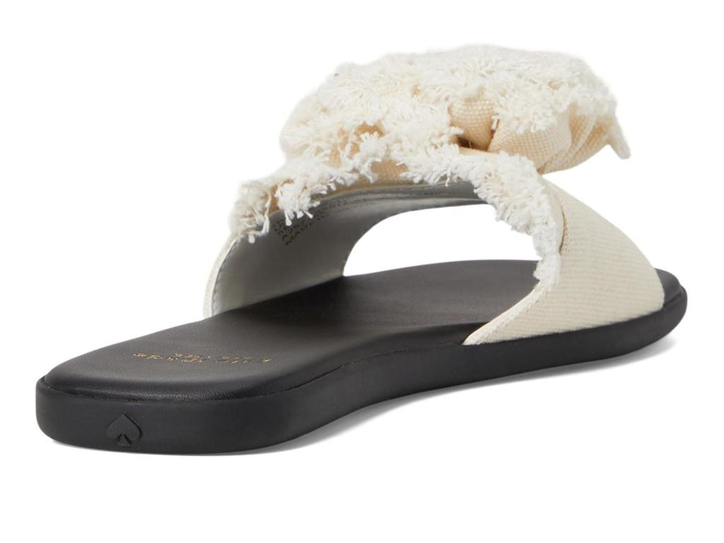 Flourish Canvas Flat Sandal