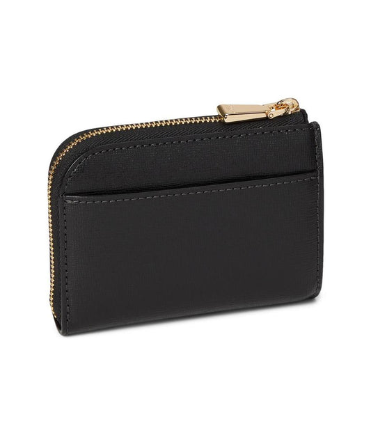 Devin Saffiano Leather Zip Card Case