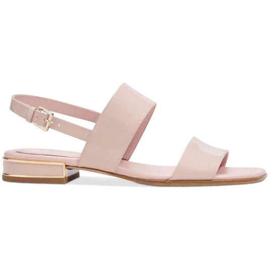 Merritt Womens Leather Ankle Strap Slingback Sandals