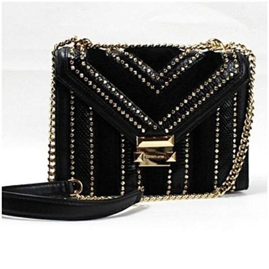 Suede Leather Shoulder Bag (Pre-Owned)