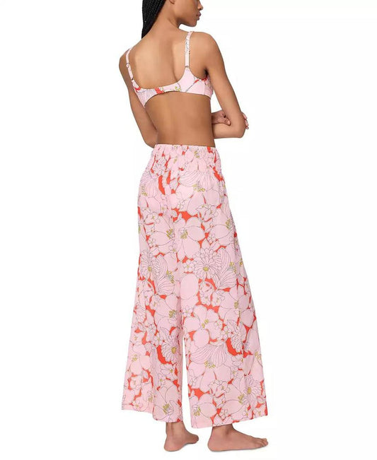 New York Women's Printed Cotton Cover-Up Pants