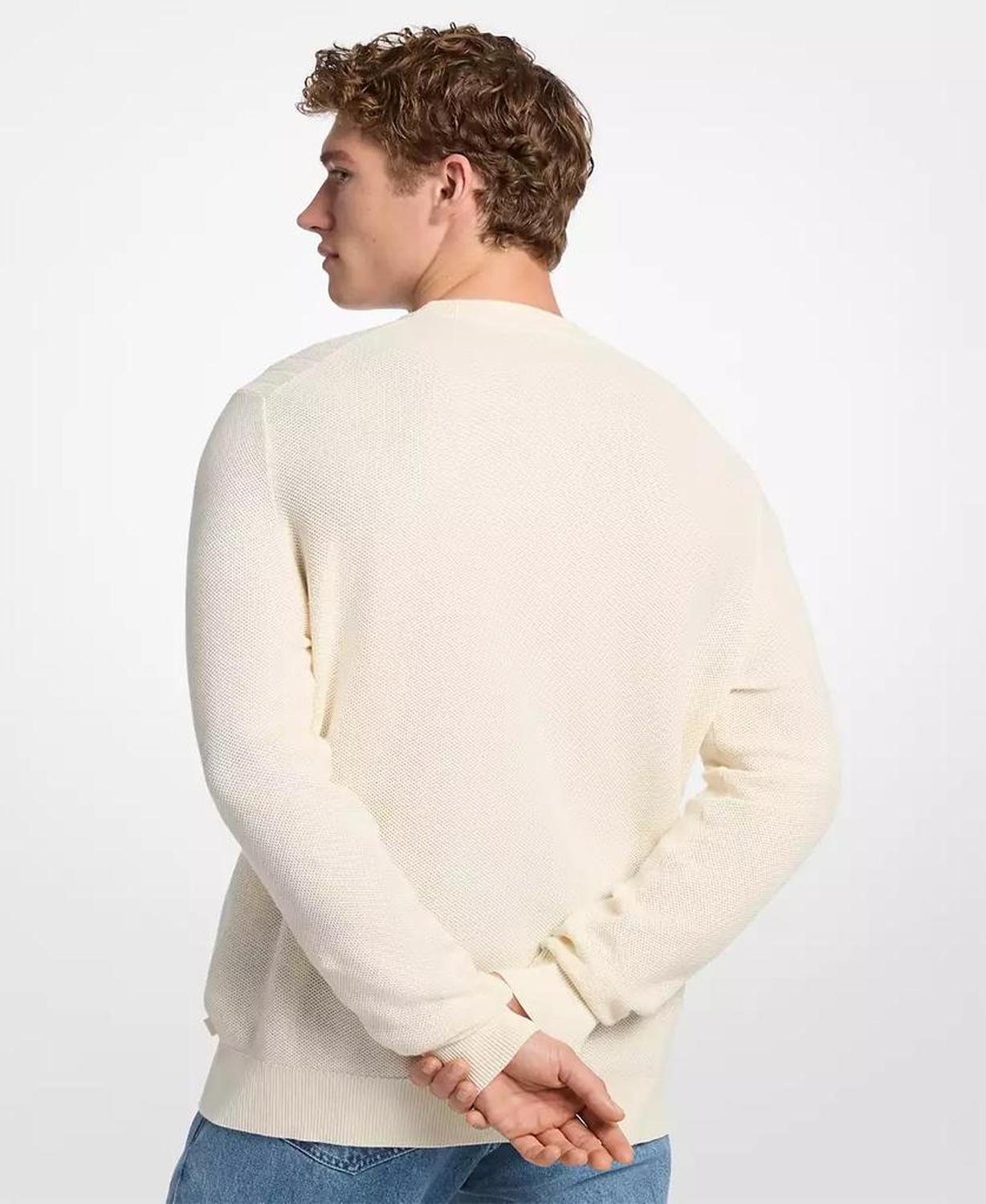 Men's Mouline Textured Crewneck Sweater