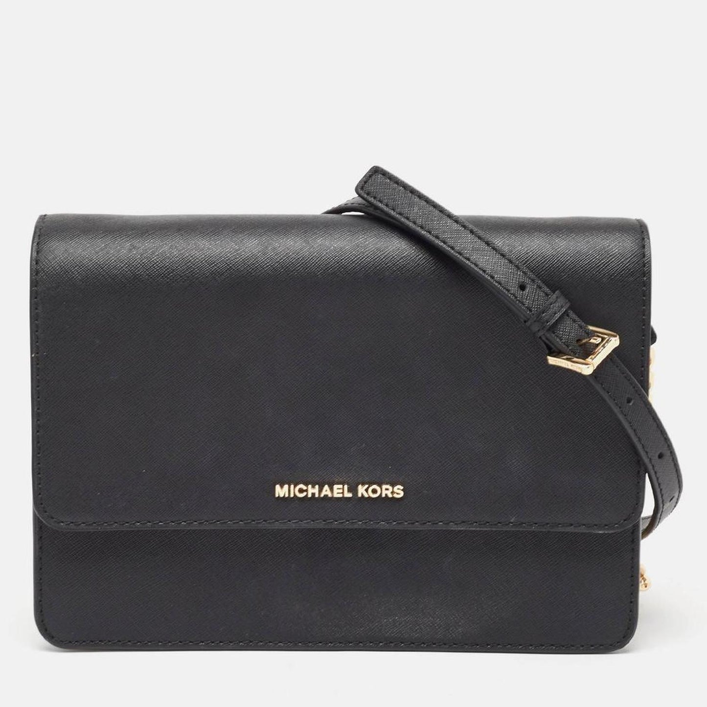 Michael Kors Saffiano Leather Large Daniela Crossbody Bag