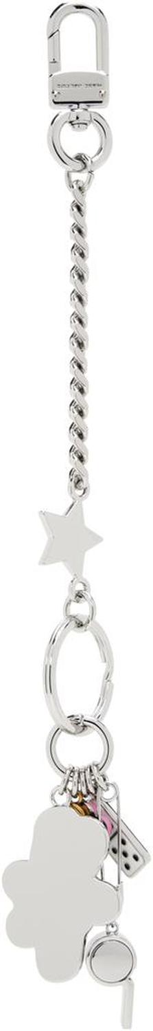 Silver 'The Sticker Bag Charm' Keychain