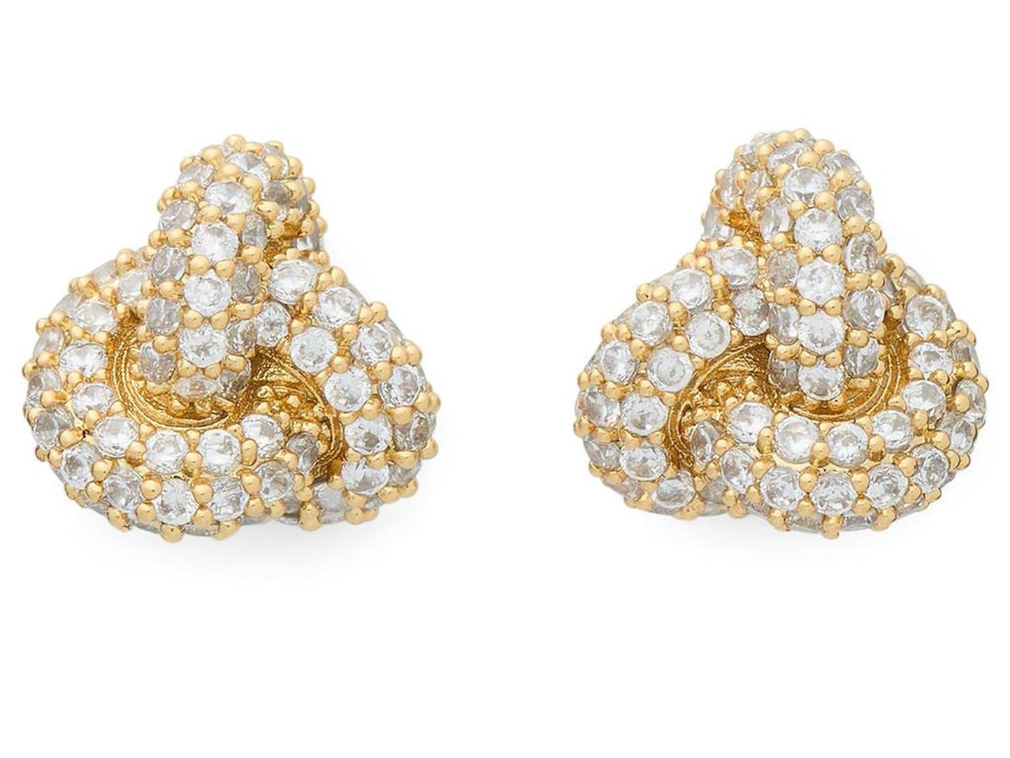 Double Knot Pave Studs