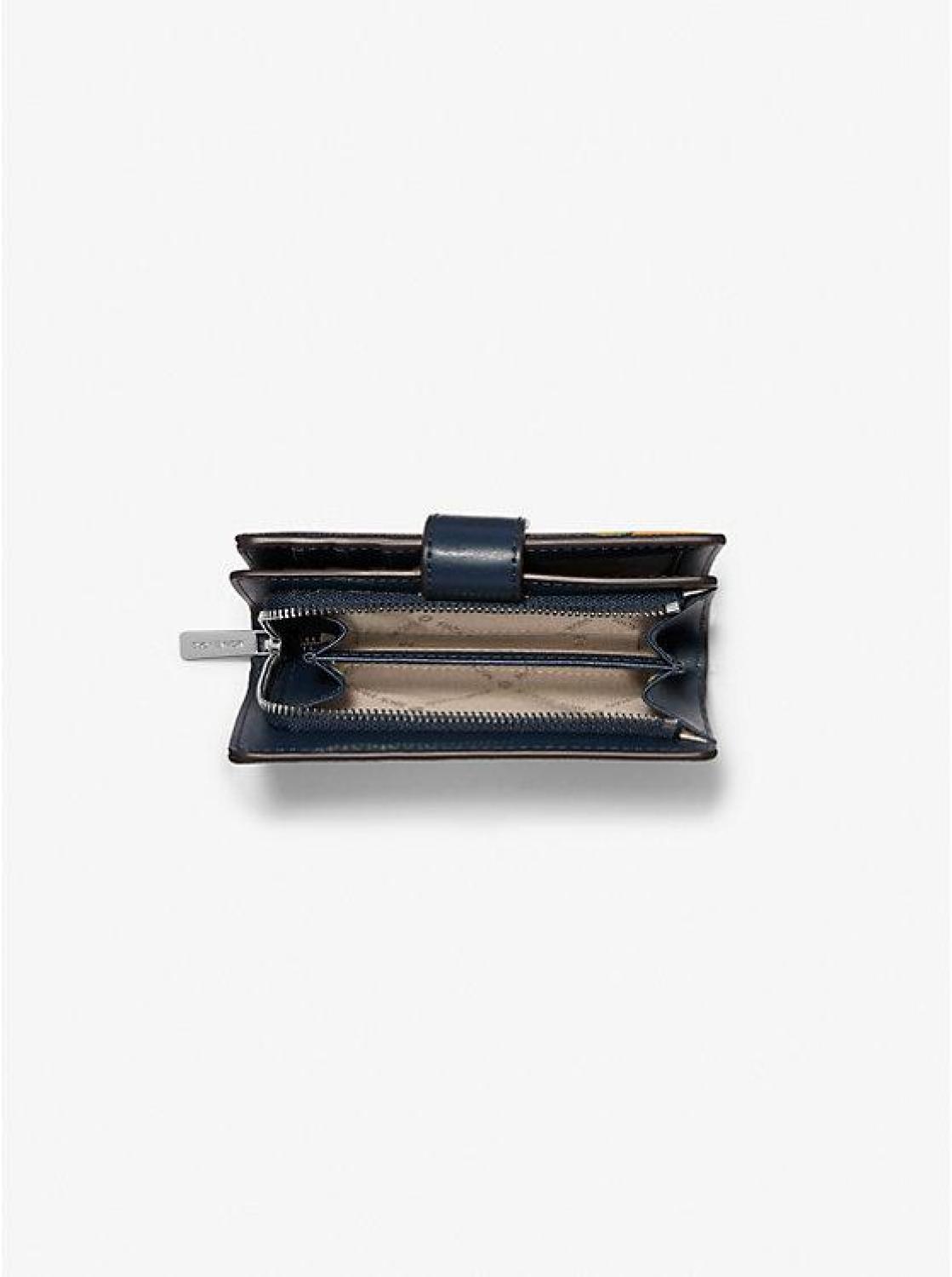 Jet Set Travel Medium Fruit Print Logo Bi-Fold Wallet