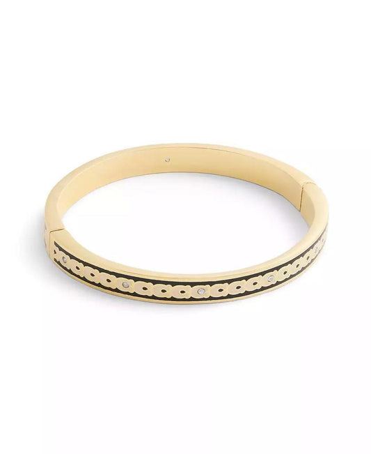 Signature Faux Stone C Enamel Bangle Bracelet