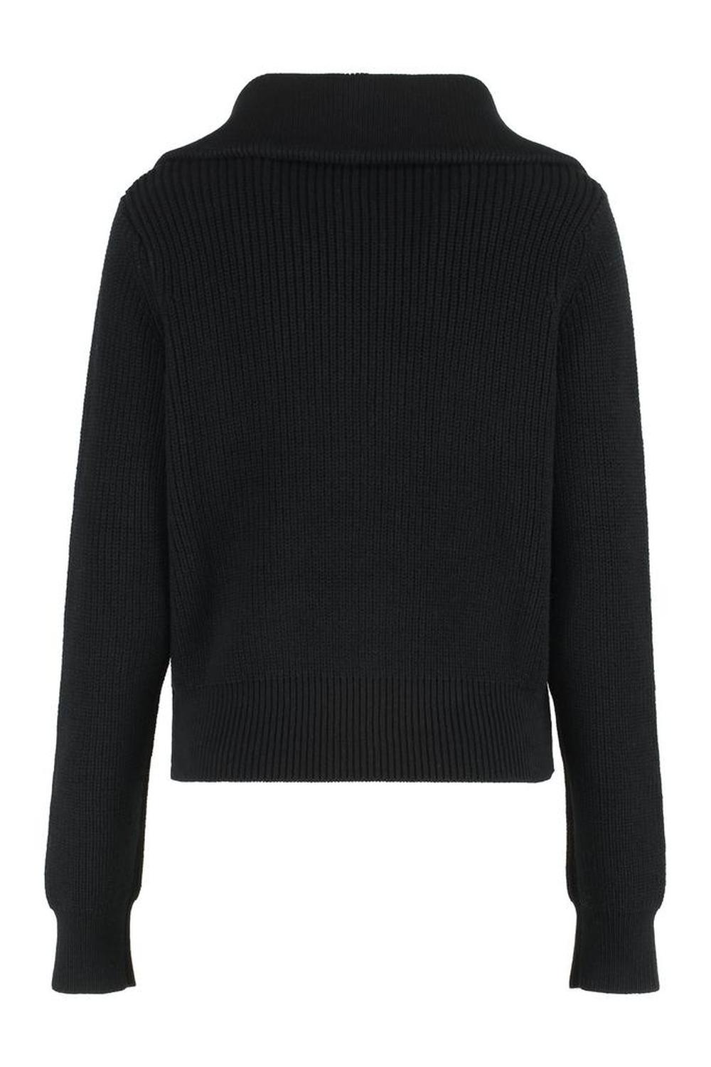 Michael Michael Kors Ribbed-Knit Zipped Cardigan