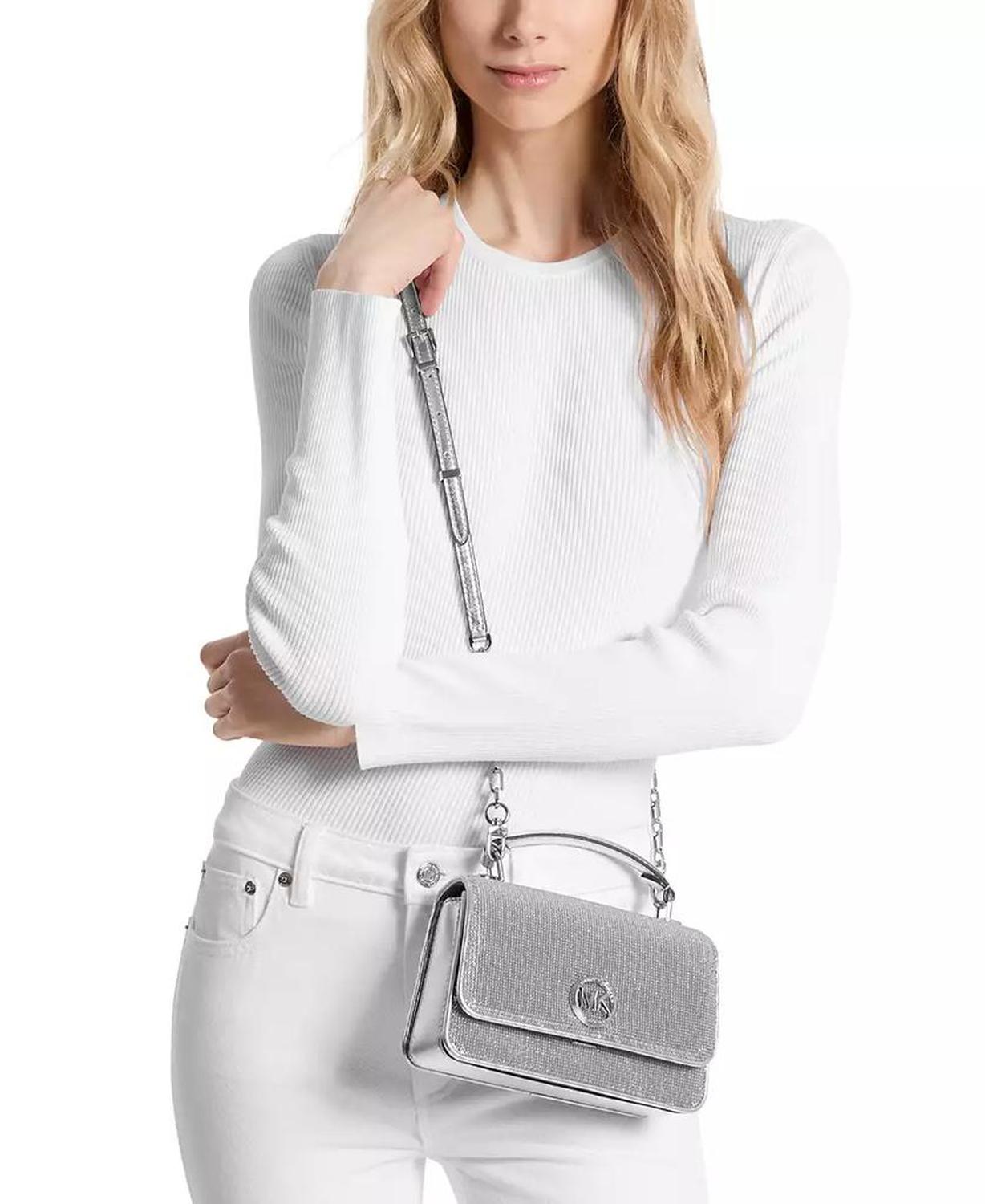 Delancey Mini East West Top Handle Chain Crossbody