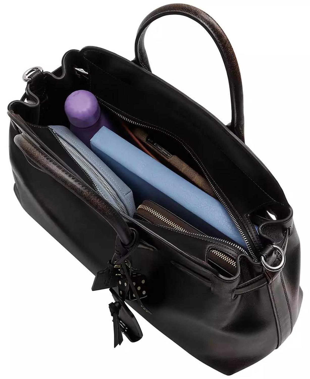 Soft Empire Large Leather Carryall Bag 40