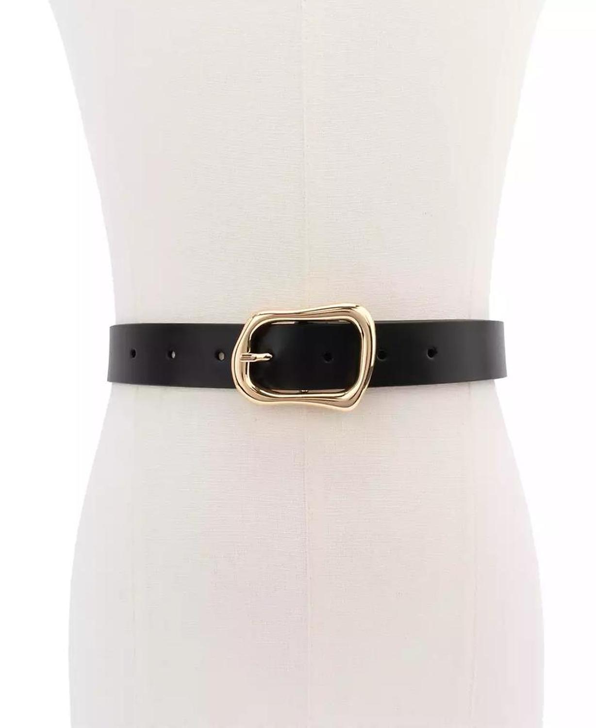 Women's 30mm Molten Metal Buckle Belt