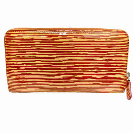 Chanel Zip Around Wallet Patent Leather Wallet (Pre-Owned)