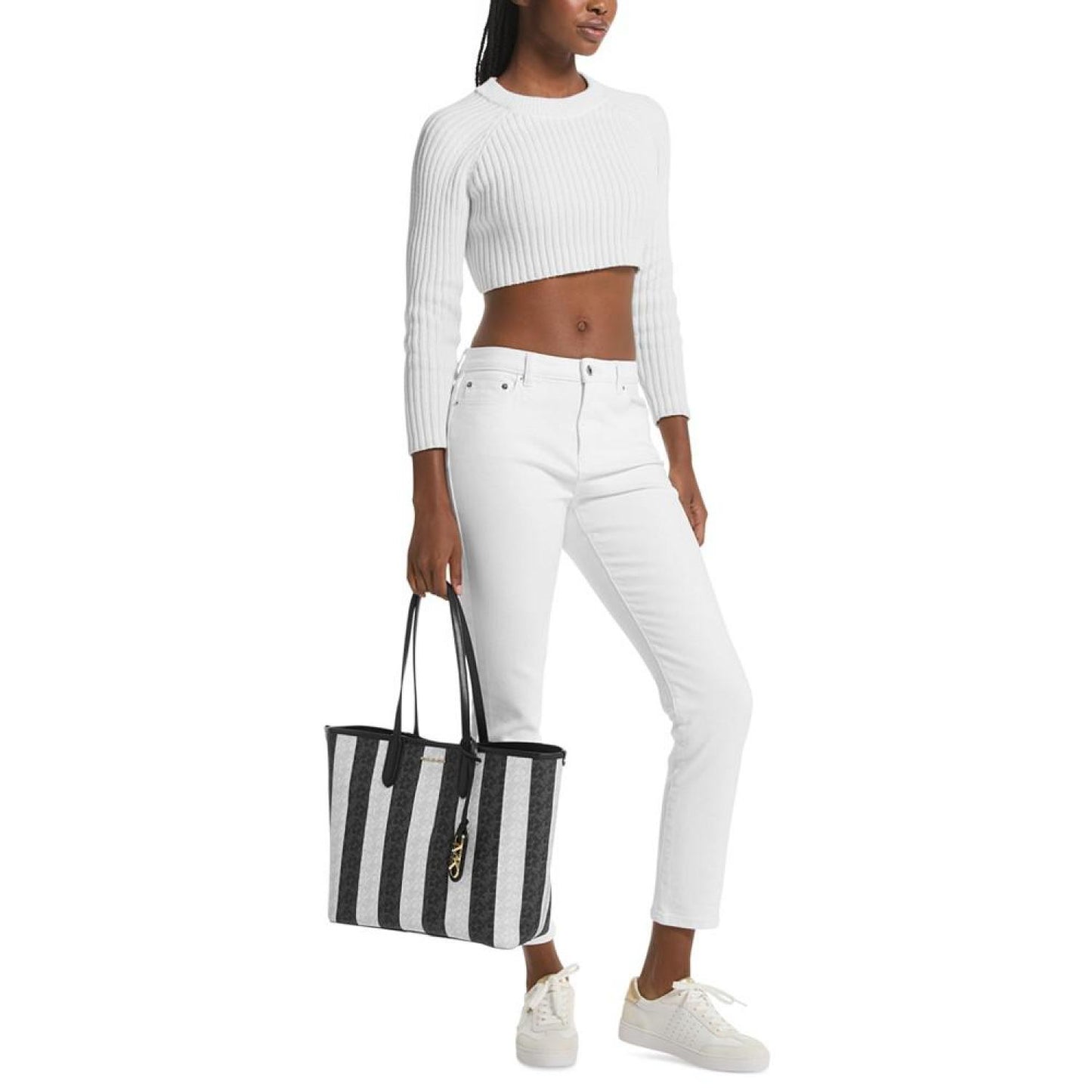 Eliza Logo Large East West Reversible Tote