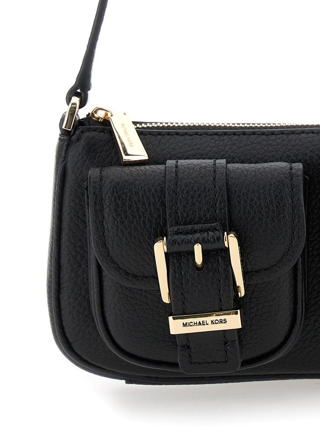 Michael Michael Kors Zoe Small Pebbled Pochette Bag